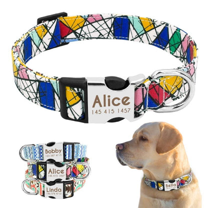 Personalized Nylon Dog Collar - My Puppy Fresh