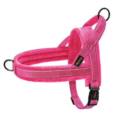 No Pull Reflective Velvet Dog Harness - My Puppy Fresh