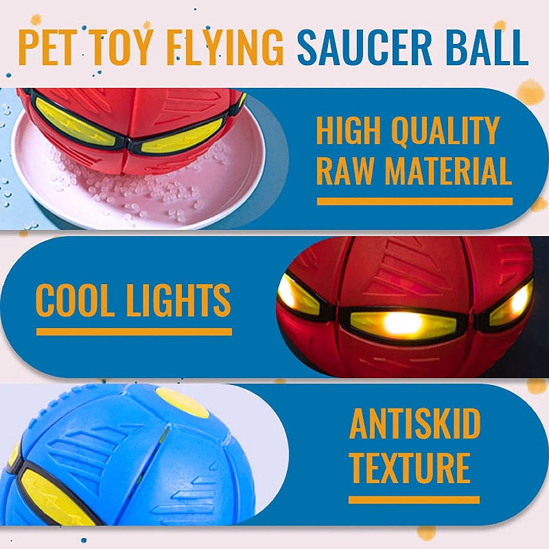 Innovative Magic Flying Saucer Dog Ball - My Puppy Fresh