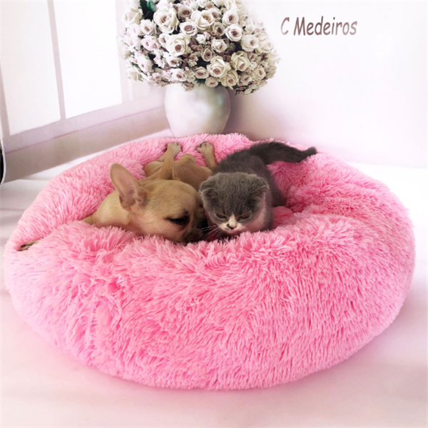 Donut Faux Fur Pet Bed - My Puppy Fresh