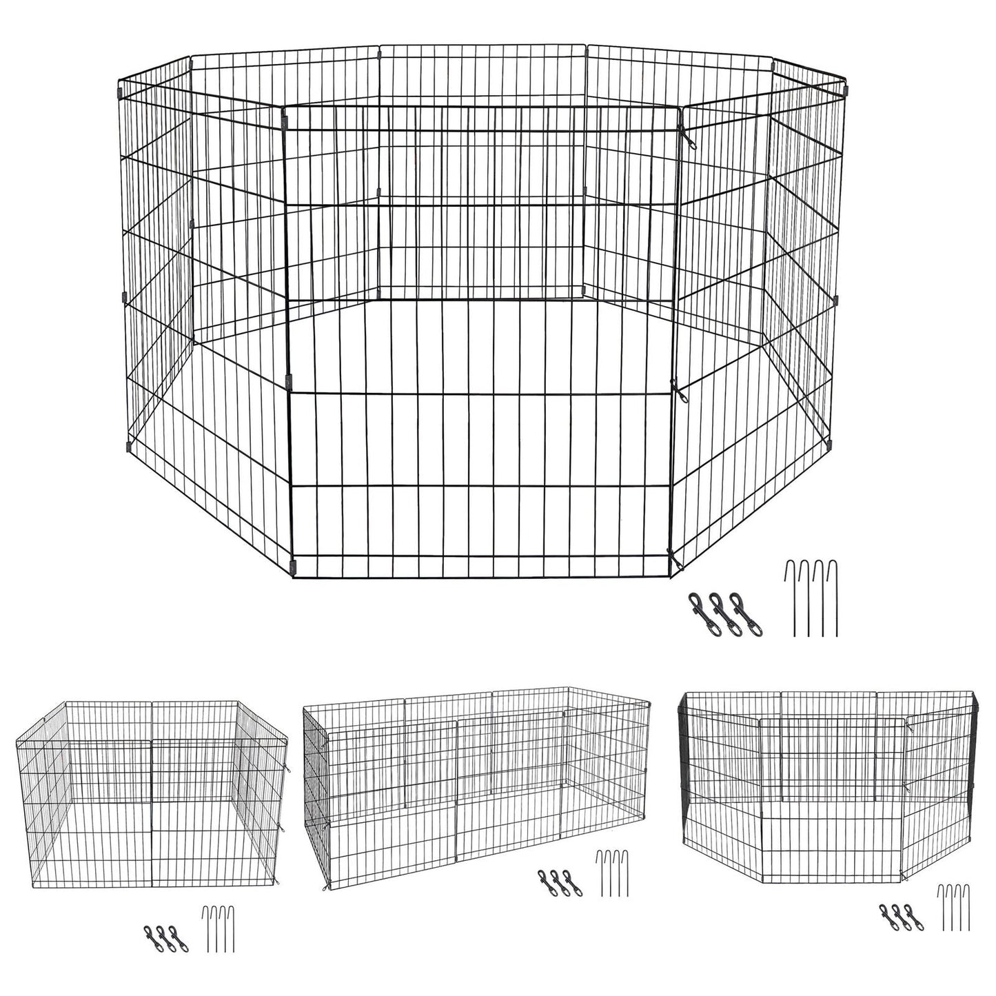 Dog Foldable Playpen Gate - My Puppy Fresh