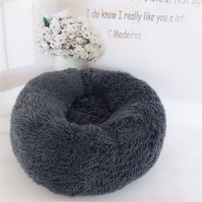 Donut Faux Fur Pet Bed - My Puppy Fresh