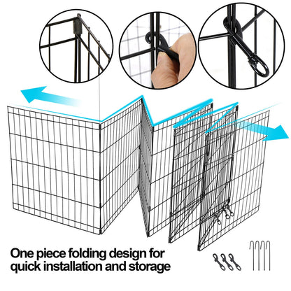 Dog Foldable Playpen Gate - My Puppy Fresh