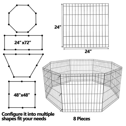 Dog Foldable Playpen Gate - My Puppy Fresh