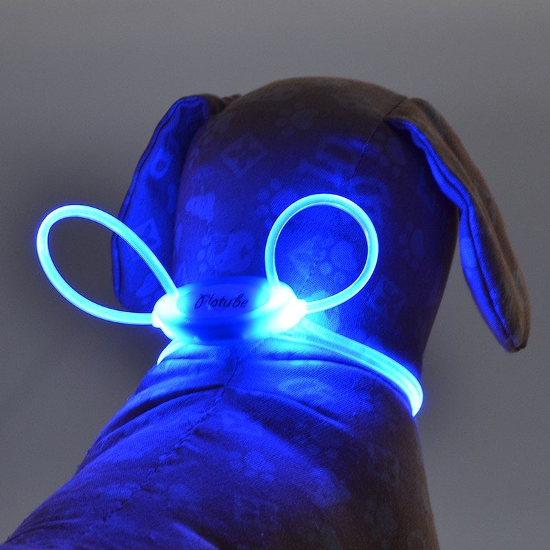 Adjustable LED Glowing Dog Collar - My Puppy Fresh