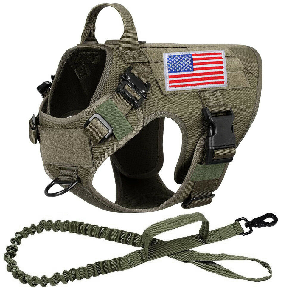 Tactical No Pull Military Dog Harness - My Puppy Fresh