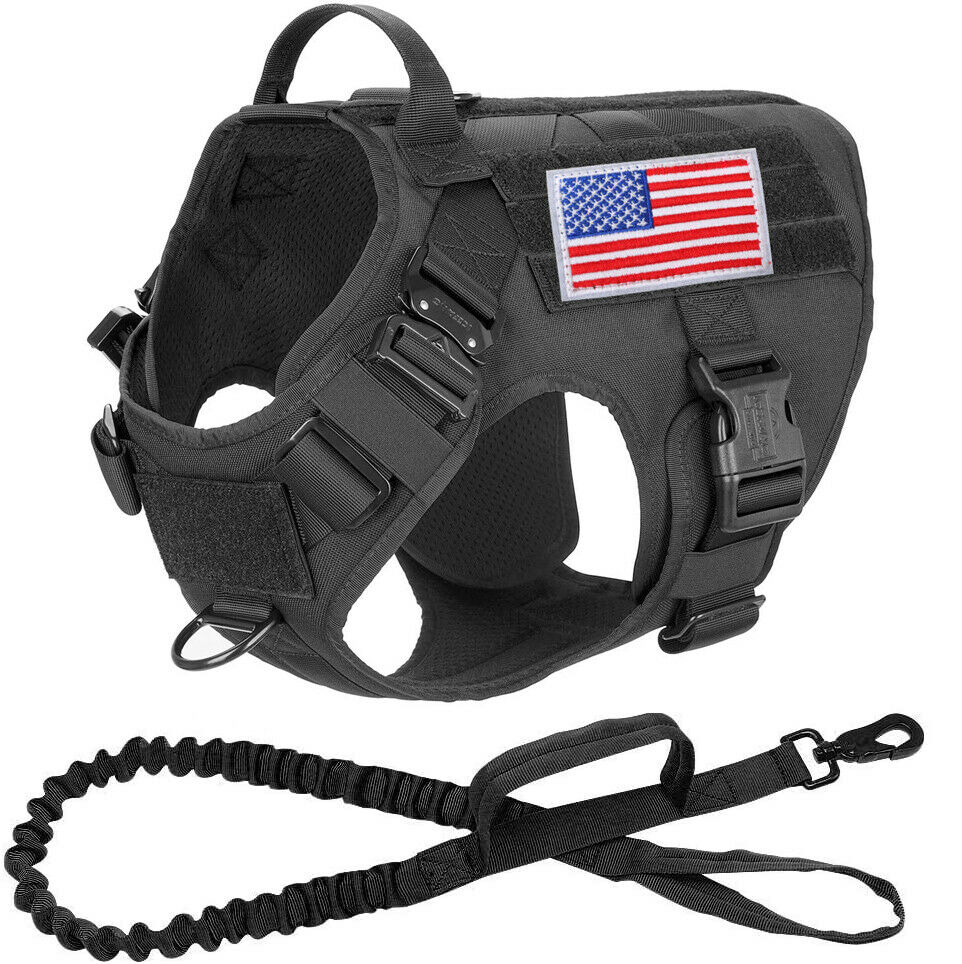 Tactical No Pull Military Dog Harness - My Puppy Fresh