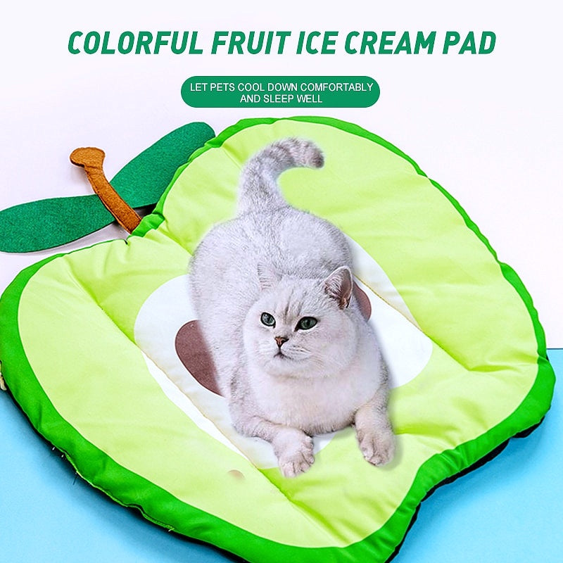 Fruit Shaped Breathable Cooling Dog Mat - My Puppy Fresh