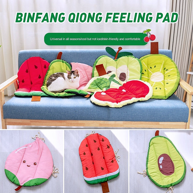 Fruit Shaped Breathable Cooling Dog Mat - My Puppy Fresh