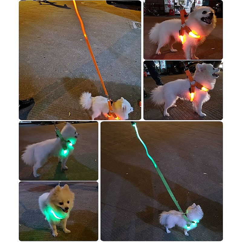 Adjustable LED Dog Harness - My Puppy Fresh