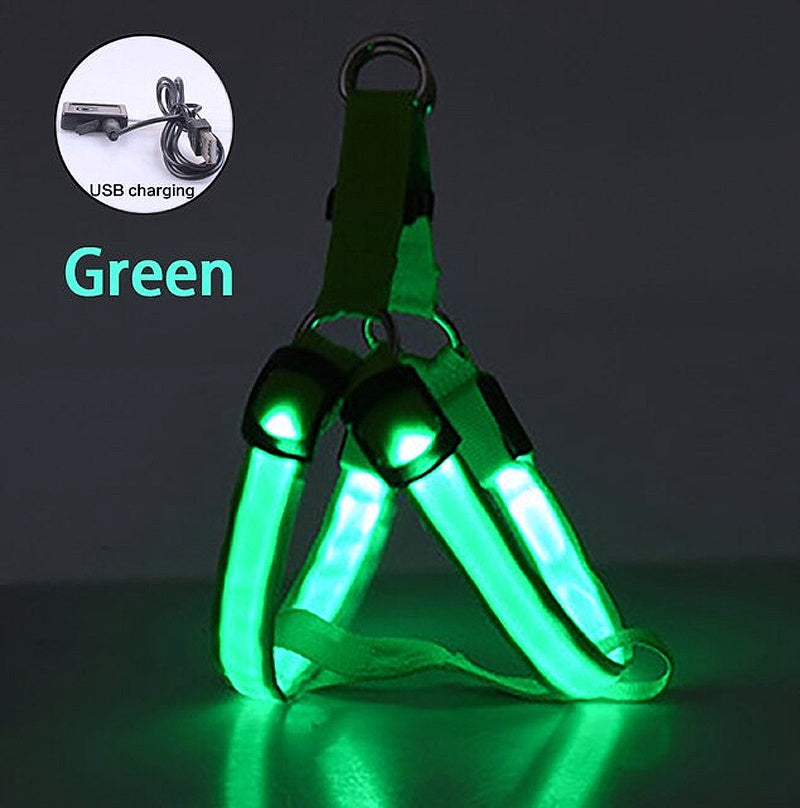 Adjustable LED Dog Harness - My Puppy Fresh