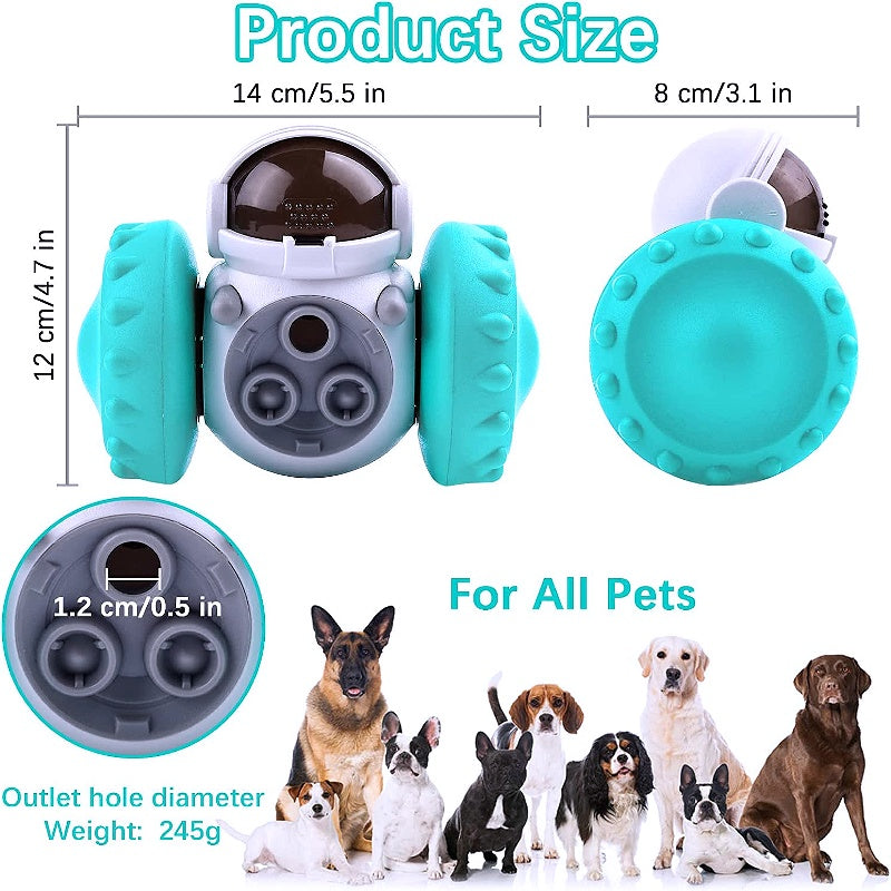 Rolling Interactive Dog Slow Feeder Toy - My Puppy Fresh