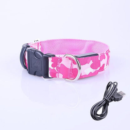 LED Rechargeable Dog Safety Collar - My Puppy Fresh