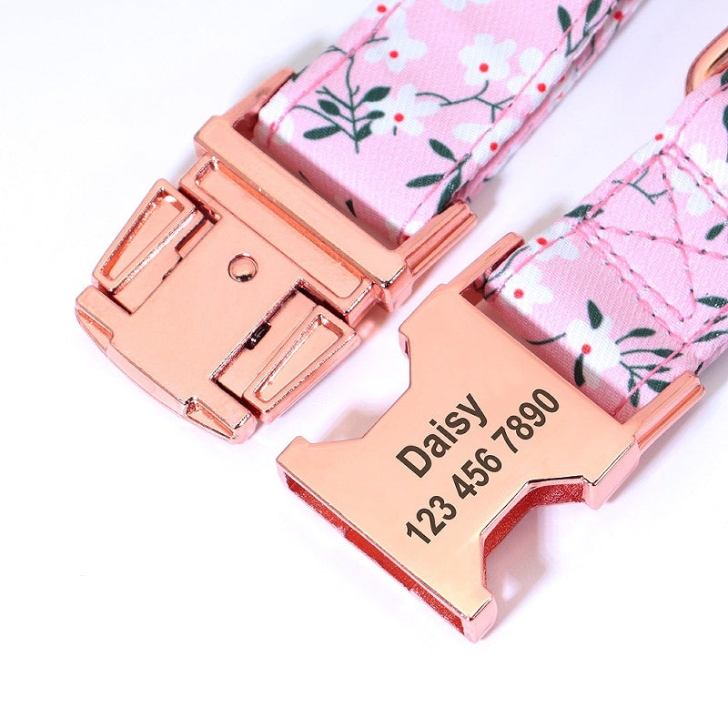 Custom Printed Nylon Bowknot Dog Collar - My Puppy Fresh