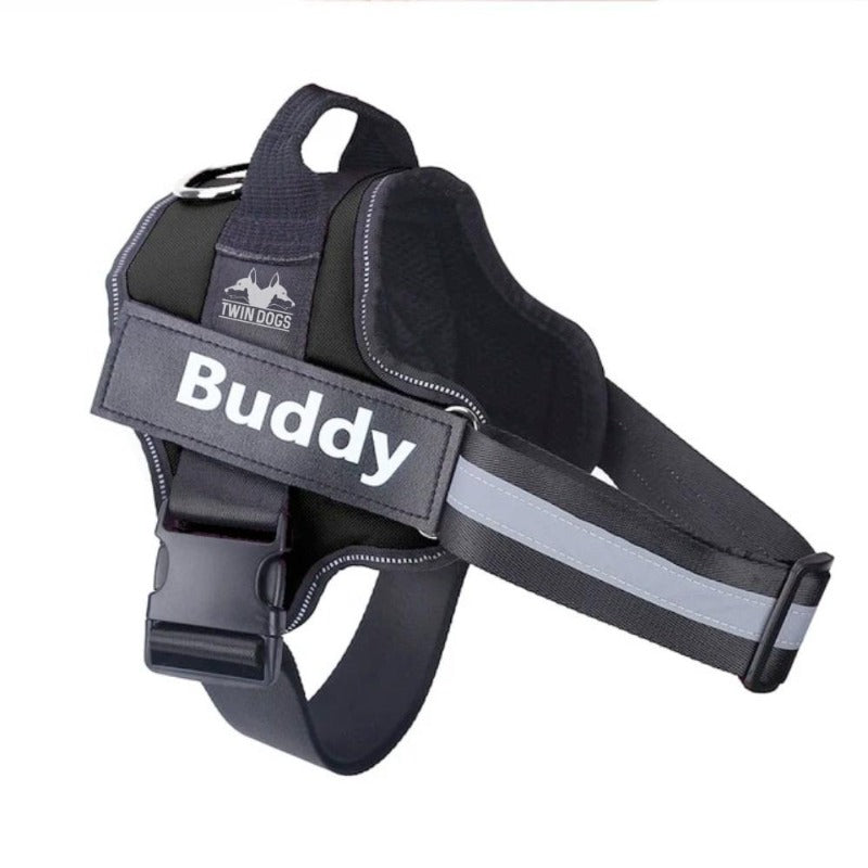 Personalized No Pull Reflective Dog Harness - My Puppy Fresh