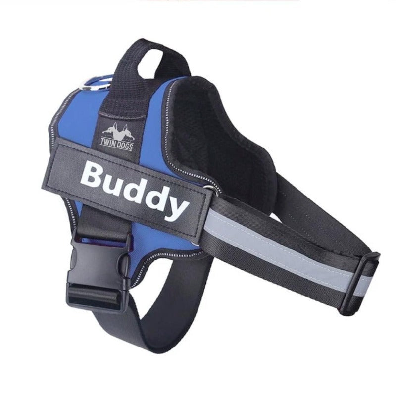 Personalized No Pull Reflective Dog Harness - My Puppy Fresh