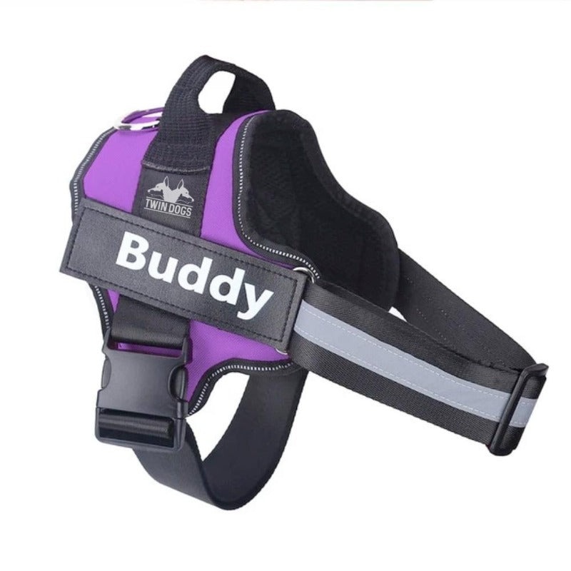 Personalized No Pull Reflective Dog Harness - My Puppy Fresh