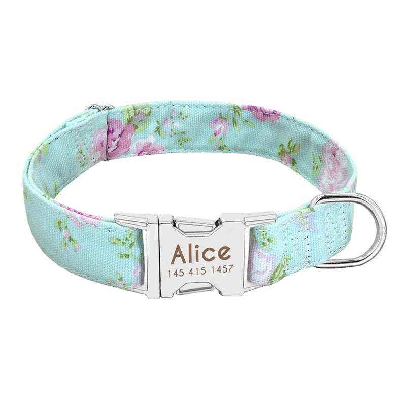 $ Personalized Nylon Dog Collar $ - My Puppy Fresh