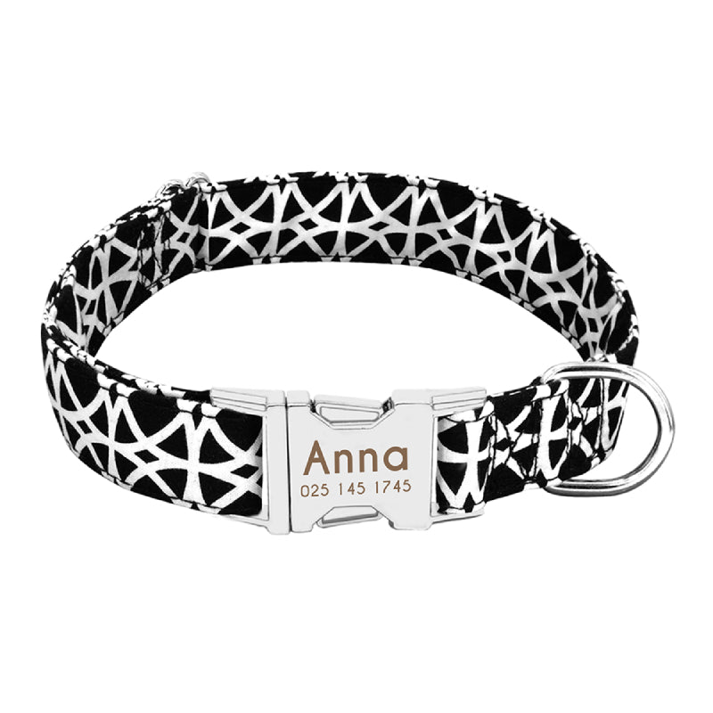 Personalized Nylon Dog Collar - My Puppy Fresh