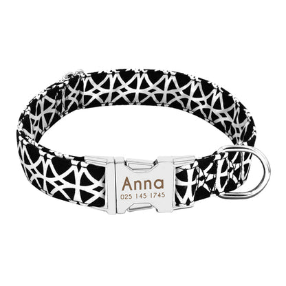 $ Personalized Nylon Dog Collar $ - My Puppy Fresh