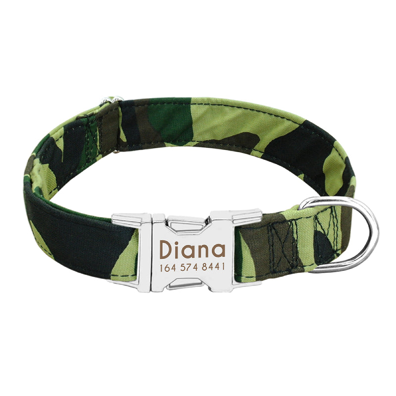 Personalized Nylon Dog Collar - My Puppy Fresh