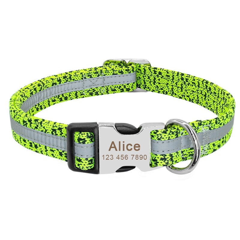 Personalized Nylon Dog Collar - My Puppy Fresh