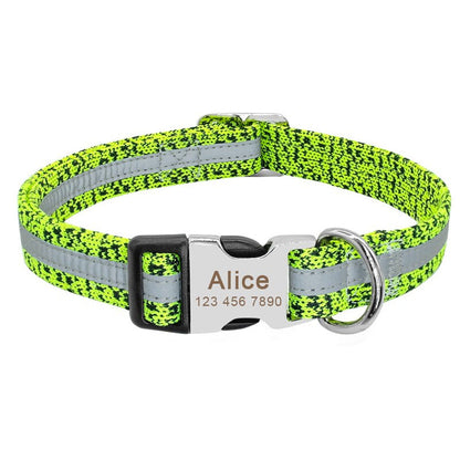 $ Personalized Nylon Dog Collar $ - My Puppy Fresh