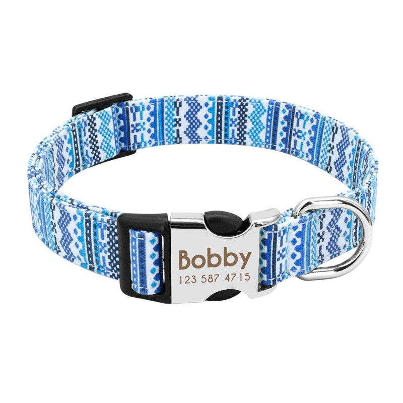 Personalized Nylon Dog Collar - My Puppy Fresh