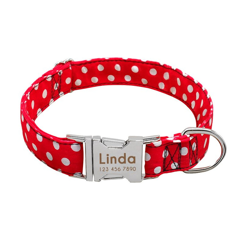 $ Personalized Nylon Dog Collar $ - My Puppy Fresh