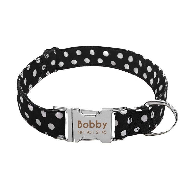 $ Personalized Nylon Dog Collar $ - My Puppy Fresh