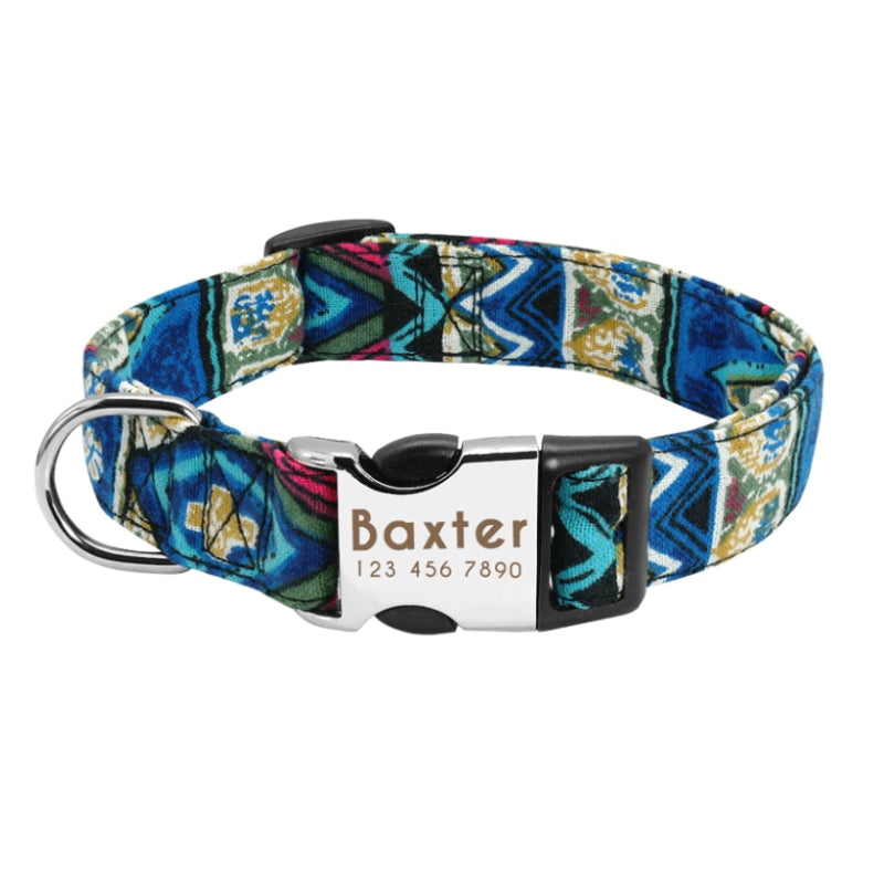 Personalized Nylon Dog Collar - My Puppy Fresh