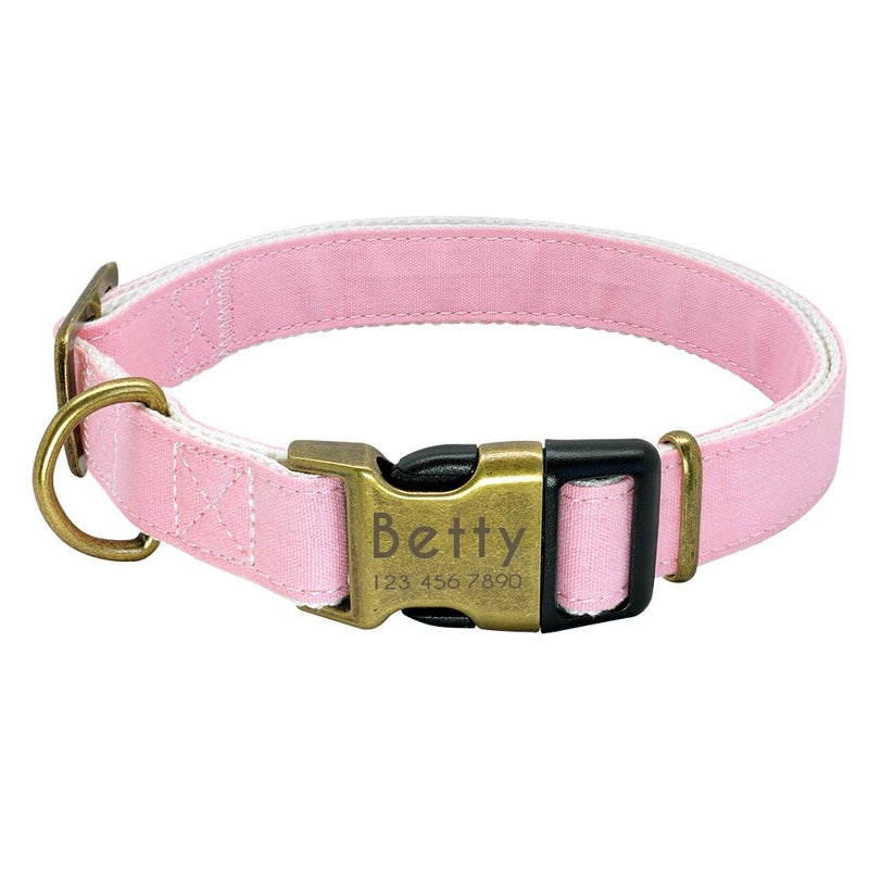 $ Personalized Nylon Dog Collar $ - My Puppy Fresh