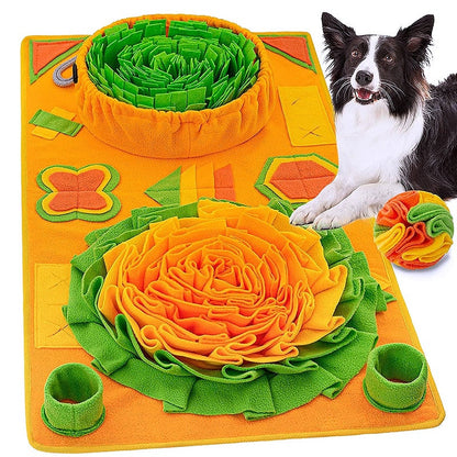 Engaging Dog Puzzle Toy Mat Feeder - My Puppy Fresh