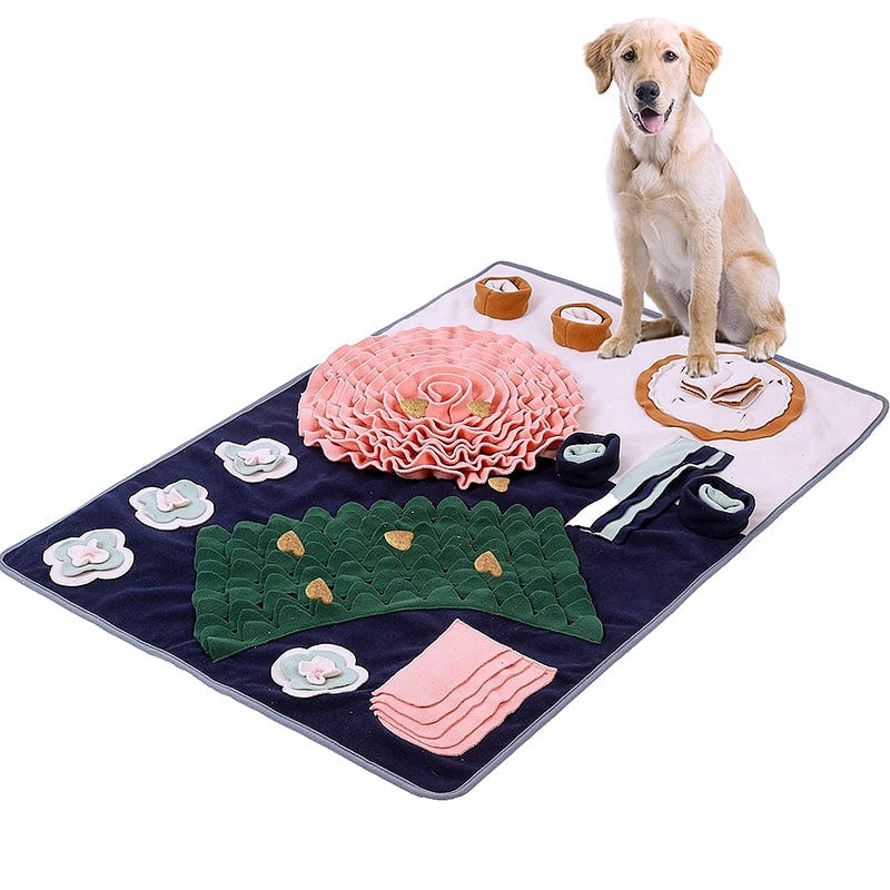 Engaging Dog Puzzle Toy Mat Feeder - My Puppy Fresh