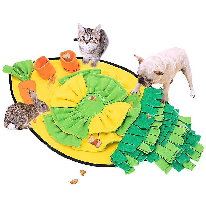 Engaging Dog Puzzle Toy Mat Feeder - My Puppy Fresh