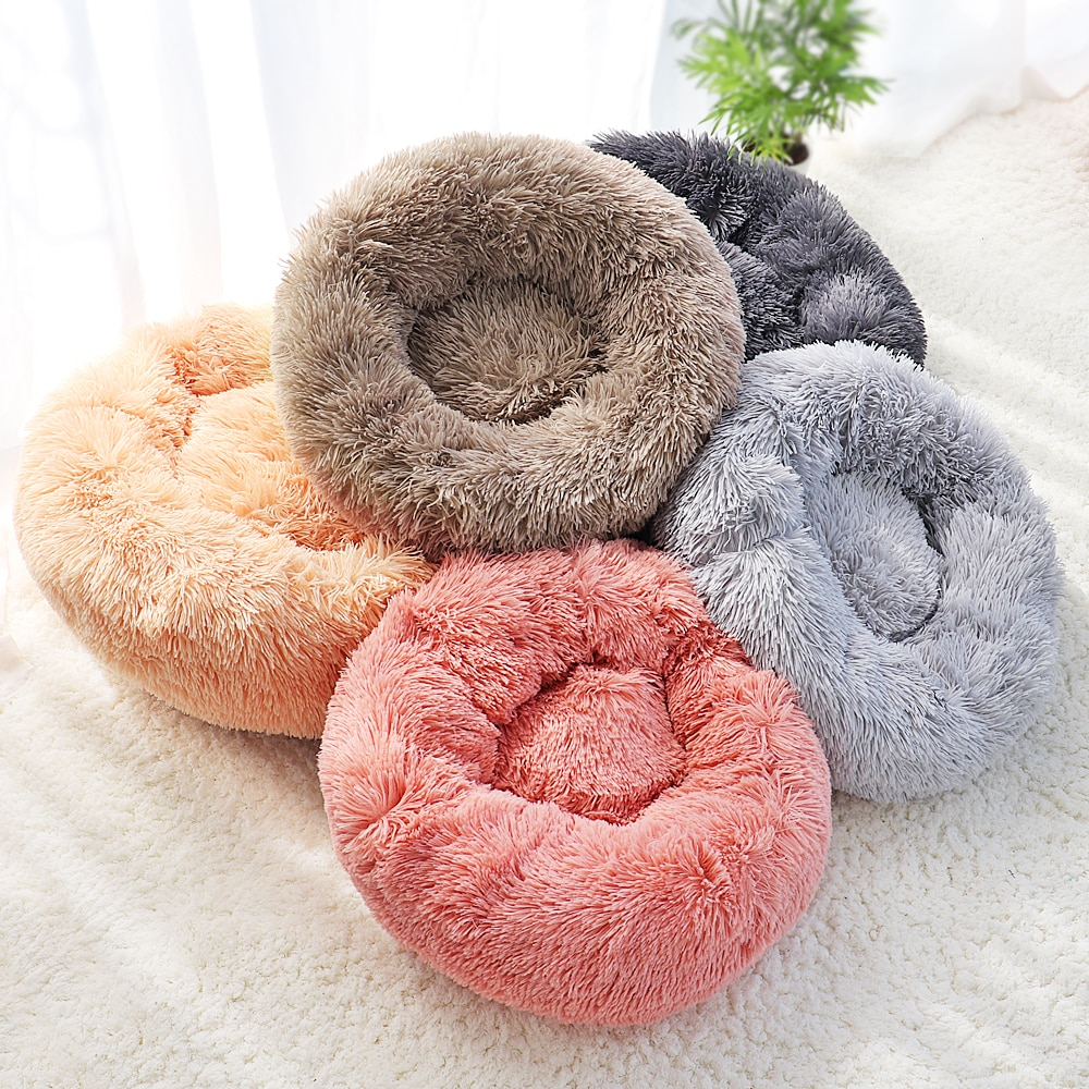 Donut Faux Fur Pet Bed - My Puppy Fresh