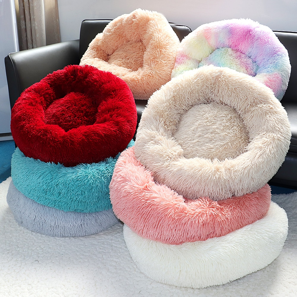 Donut Faux Fur Pet Bed - My Puppy Fresh