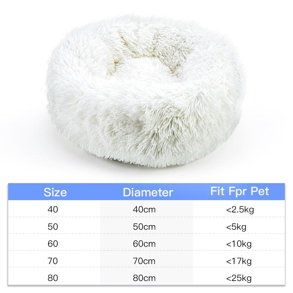 Donut Faux Fur Pet Bed - My Puppy Fresh