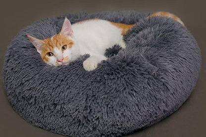 Donut Faux Fur Pet Bed - My Puppy Fresh