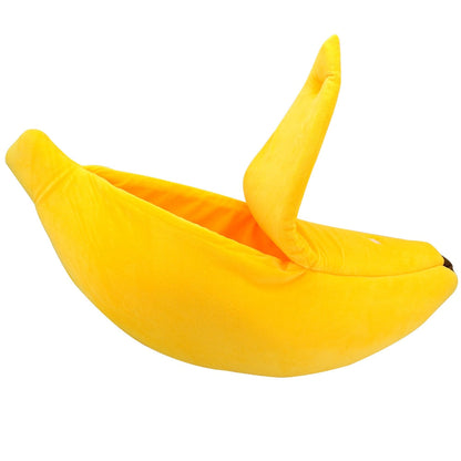 Cute Banana Cat Dog Bed - My Puppy Fresh