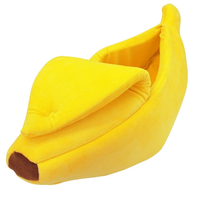 Cute Banana Cat Dog Bed - My Puppy Fresh