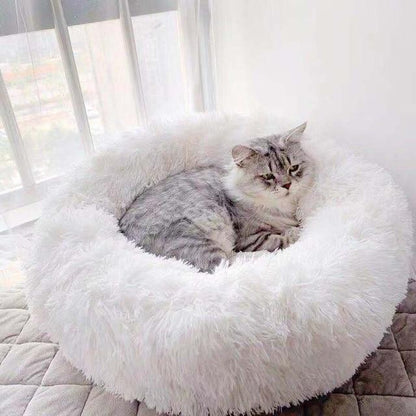 Donut Faux Fur Pet Bed - My Puppy Fresh