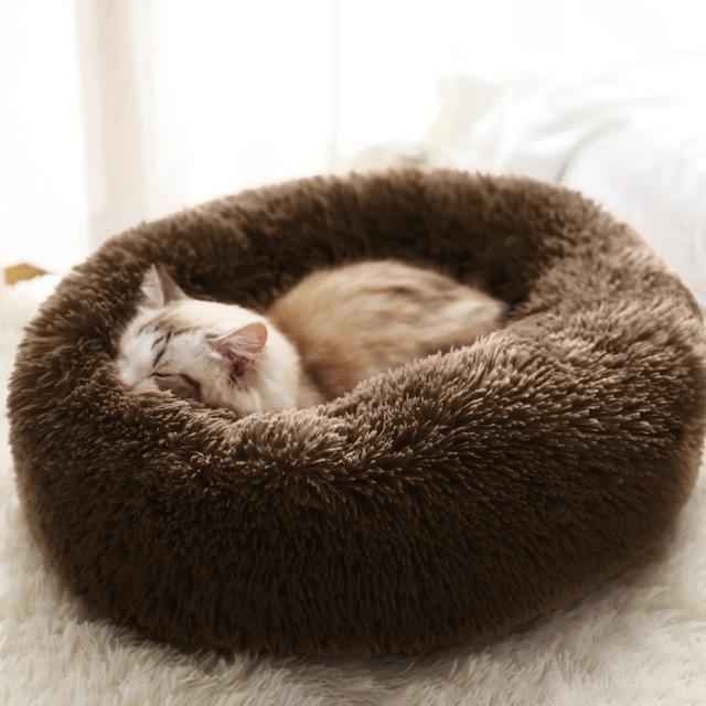 Donut Faux Fur Pet Bed - My Puppy Fresh