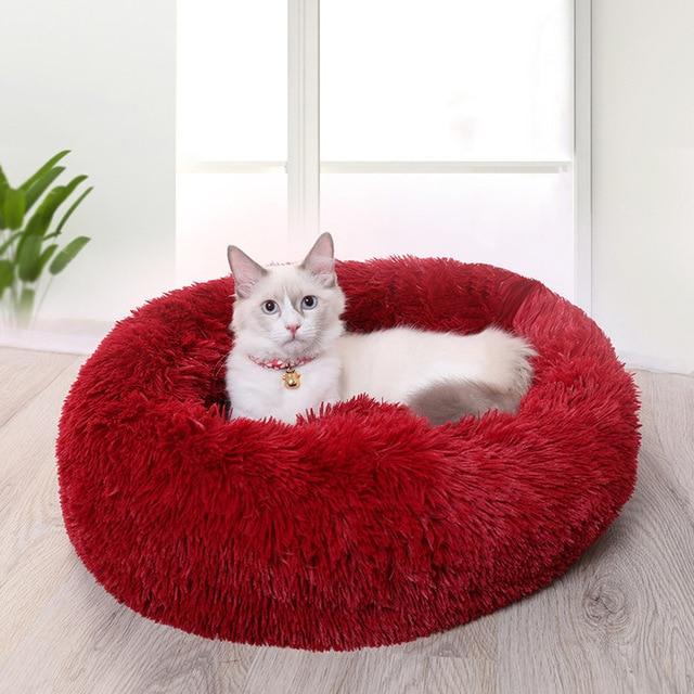 Donut Faux Fur Pet Bed - My Puppy Fresh