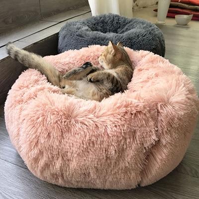 Donut Faux Fur Pet Bed - My Puppy Fresh