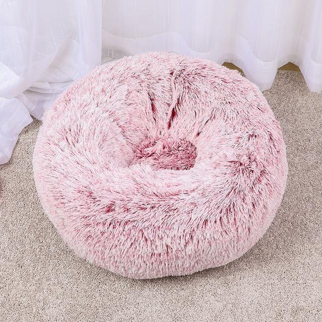 Donut Faux Fur Pet Bed - My Puppy Fresh