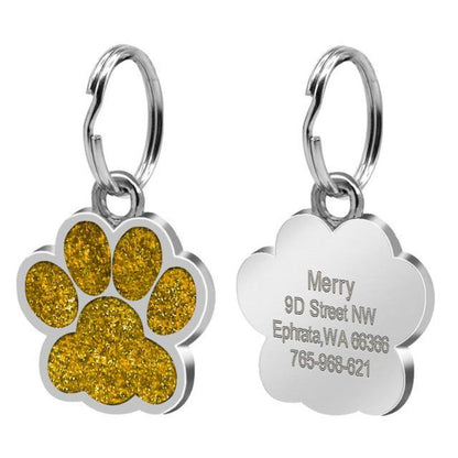 Paw Shape Dog ID Tag - My Puppy Fresh