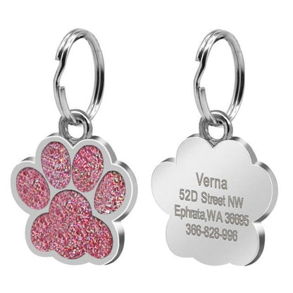 Paw Shape Dog ID Tag - My Puppy Fresh