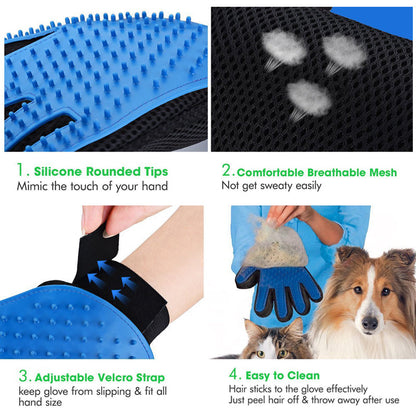 Pet Hair Grooming Glove - My Puppy Fresh