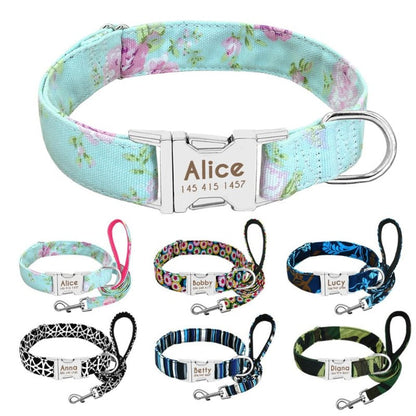 $ Personalized Nylon Dog Collar $ - My Puppy Fresh